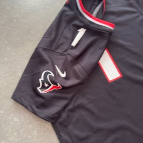 Houston Texans Nike NFL Jersey Stefon Diggs #1 Black – Size M - Picture 10 of 12